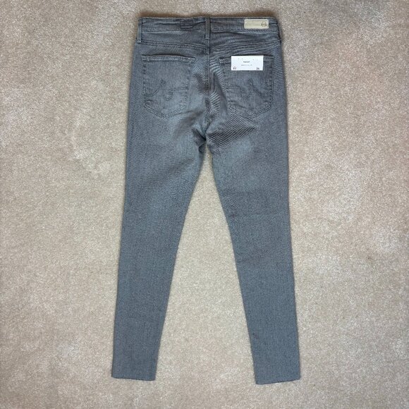 AG‎ Adriano Goldschmied Aaron Mid Rise Skinny Ankle Jeans in Gray Size 26R NWT - Picture 2 of 9